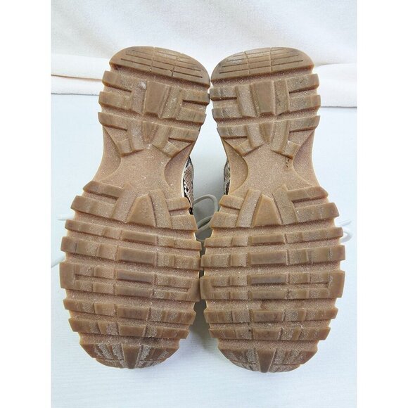 Steve Madden Size 5.5 Womens Snake Print Endurance Platform Low Lace Sneakers - Picture 7 of 14